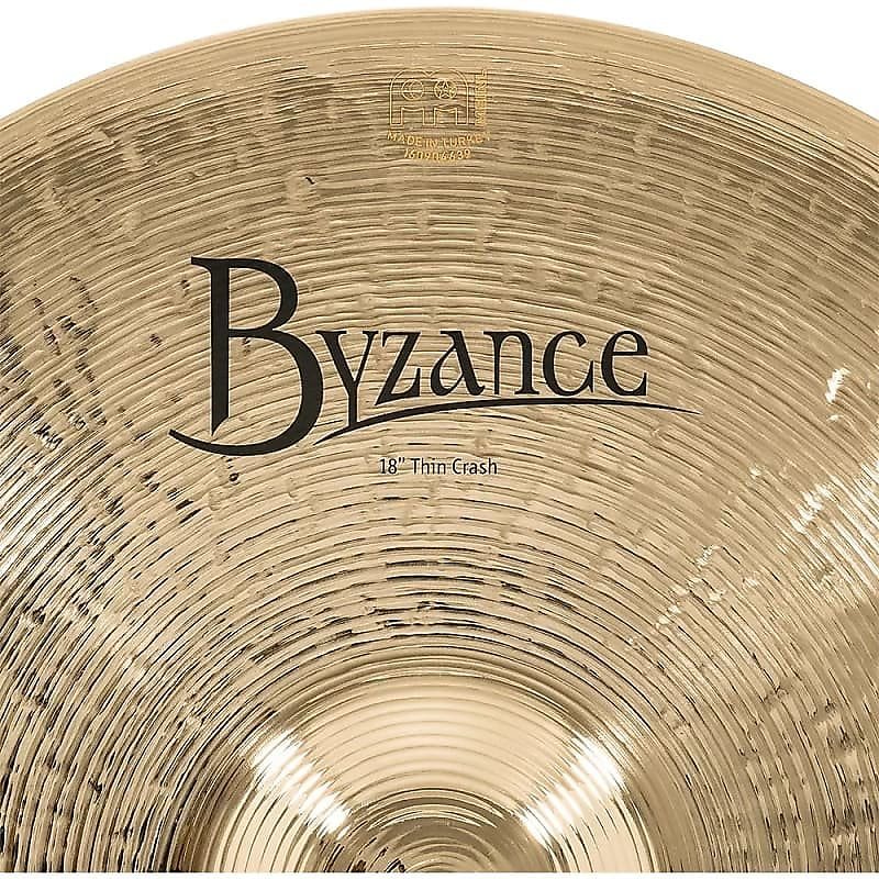 Meinl Byzance Brilliant B18TC-B Platillo crash fino de 18"