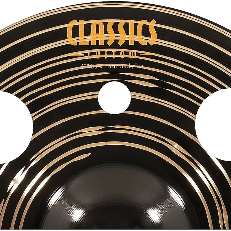 Basurero apilable de 12" de color oscuro Meinl Classics Custom CC-12DASTK
