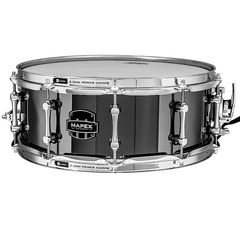 Caisse claire en acier Mapex 5,5 x 14" Armory Series "Tomahawk"