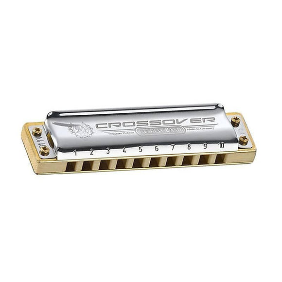 Hohner M2009BX-F# Marine Band Crossover Boxed Harmonica in Key of F#