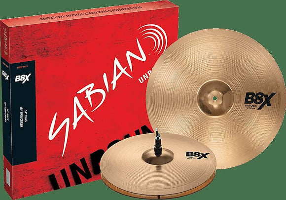 Sabian 45011X B8X First Cymbal Pack w/ 14
