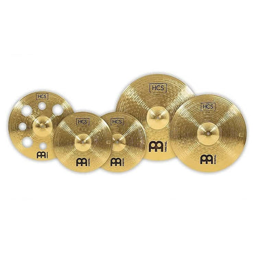 Juego de platillos expandidos Meinl HCS14161820 de 14" Hihat, 16" Trash Crash, 18" Crash, 20" Ride