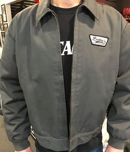 Bentley's Drum Shop Work Trucker Jackets in Gray