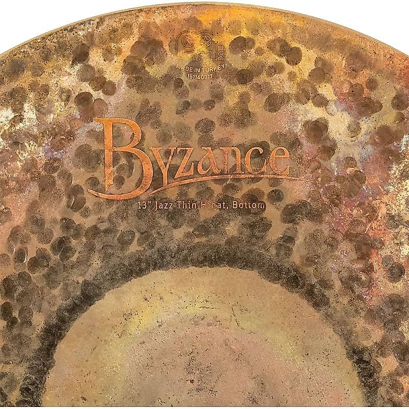 Par de hi-hats finos Meinl Byzance Jazz B13JTH de 13"