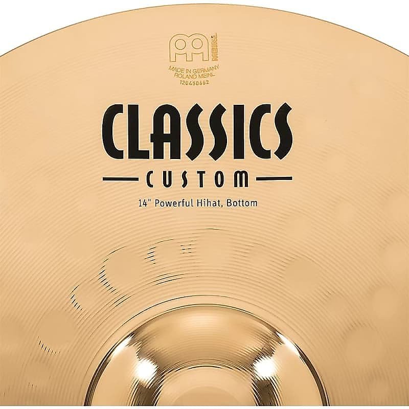 Meinl Classics Custom CC14PH-B Hihat potente y brillante de 14", par