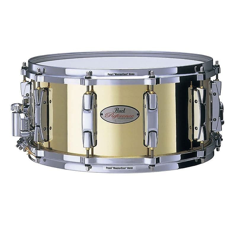 Pearl Super Gripper System Brass Shell 14” x 6.5” Snare Drum/ 80's #GX25