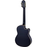 Ortega Guitars Performer Series A/E Left-Handed Thinline Body Guitar in Black Gloss w/ Gig Bag & Vid