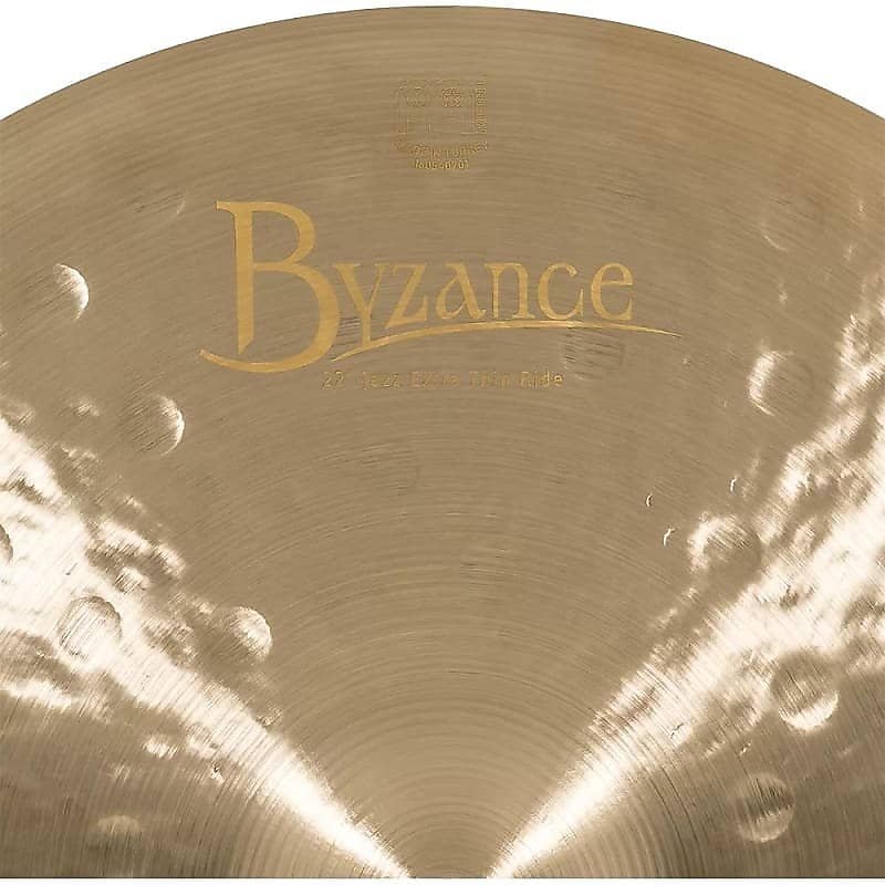 Platillo ride Byzance Jazz Medium Thin de 22" de Meinl B22JMTR con video de demostración