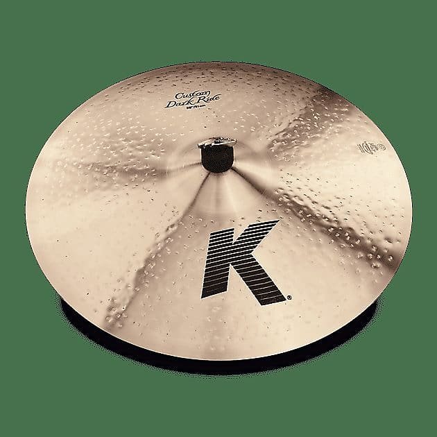 Cymbale ride Zildjian K0965 20" K Custom Dark avec lien vidéo