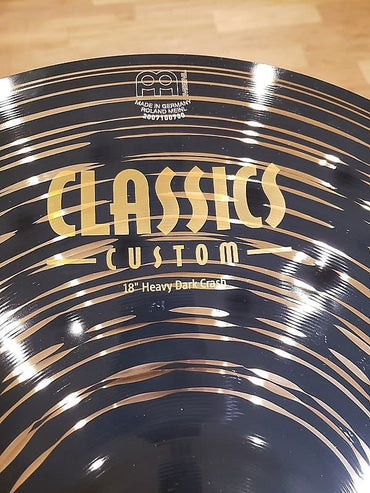Platillo crash pesado Meinl CC18HDAC Classics Custom Dark de 18"