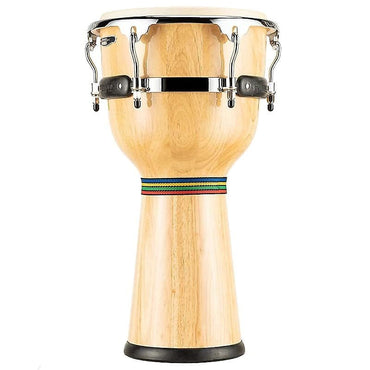 Djembe de madera natural Meinl DJW3NT serie Floatune de 12"