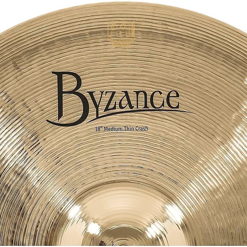 Meinl Byzance Brilliant B18MTC-B Platillo crash medio fino de 18"