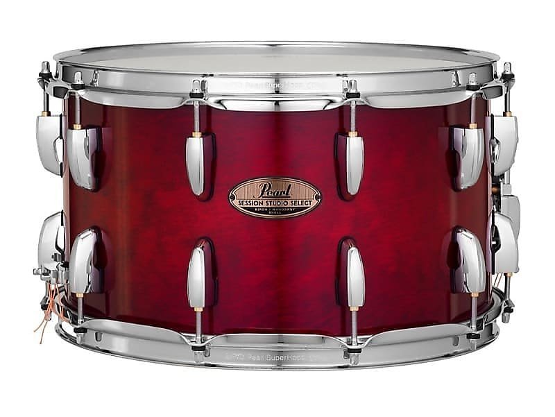 Pearl STS1480S/C315 Session Studio Select 8x14" Snare Drum in Antique Crimson Burst *IN STOCK* (SAVE OVER $100 AT CHECKOUT!)
