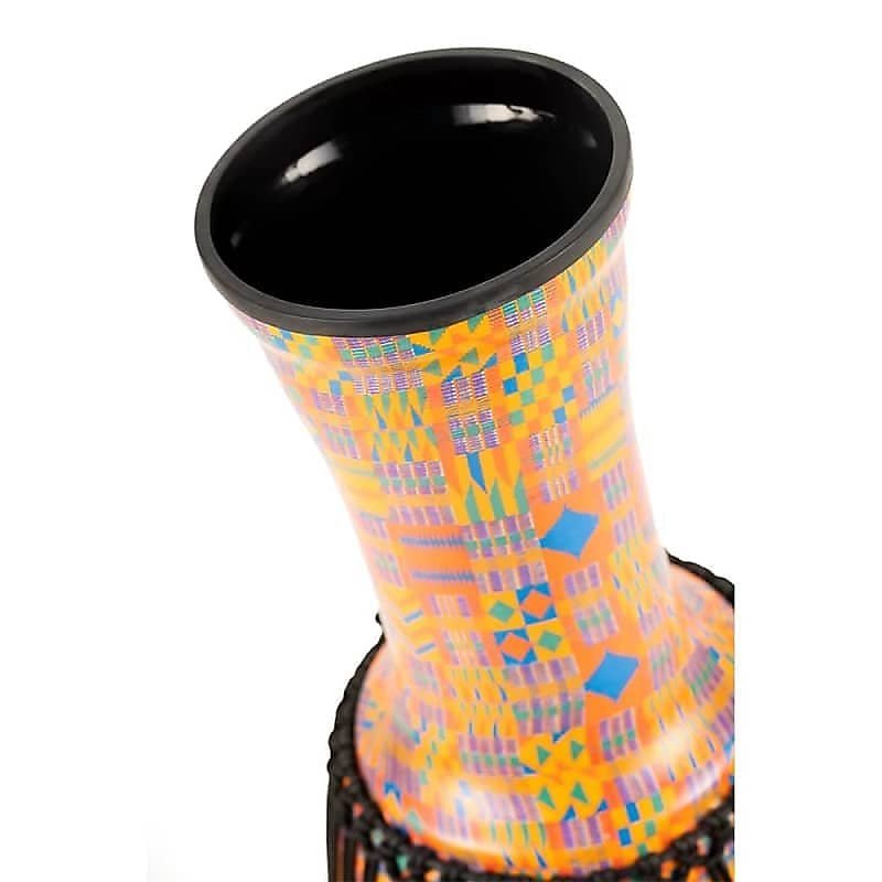 Djembe de cuerda acolchada keniana de la serie Travel de 14" Meinl PADJ2-XL-F con parche sintético