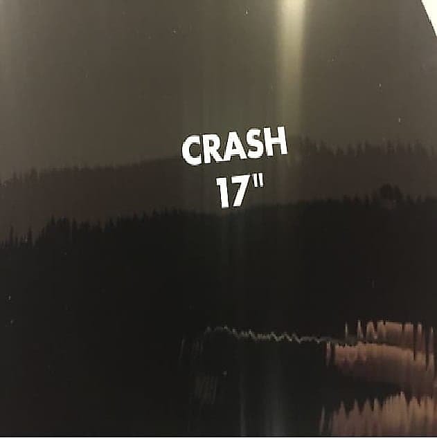Platillo crash Paiste Color Sound serie 900 de 17" color negro