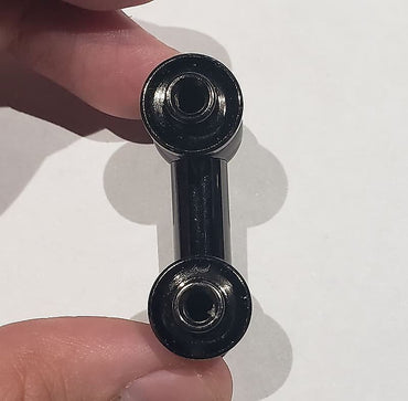 Cosse de tube en nickel noir de 1" avec vis de support