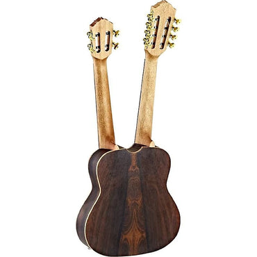 Ukulélé ténor à double manche sur mesure Hydra-ZS d'Ortega Guitars avec lien vidéo