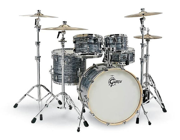 Gretsch RN2-E825-SOP 10/12/16/22 Renown Drum Kit Set in Silver Oyster Pearl w/ Matching 14