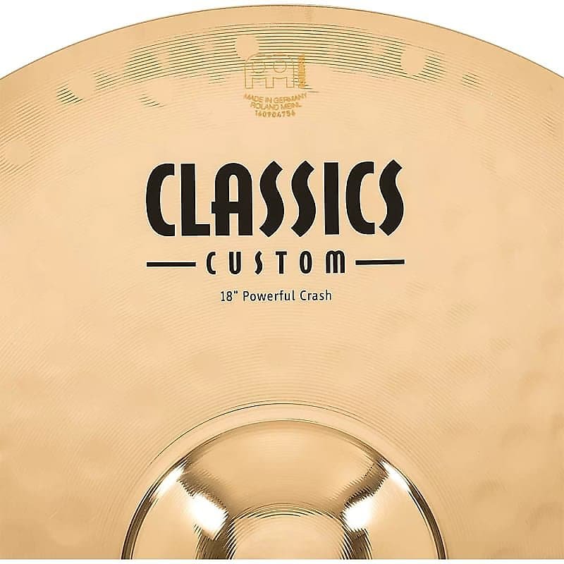 Meinl Classics Custom Brilliant CC18PC-B 18" Potente Crash
