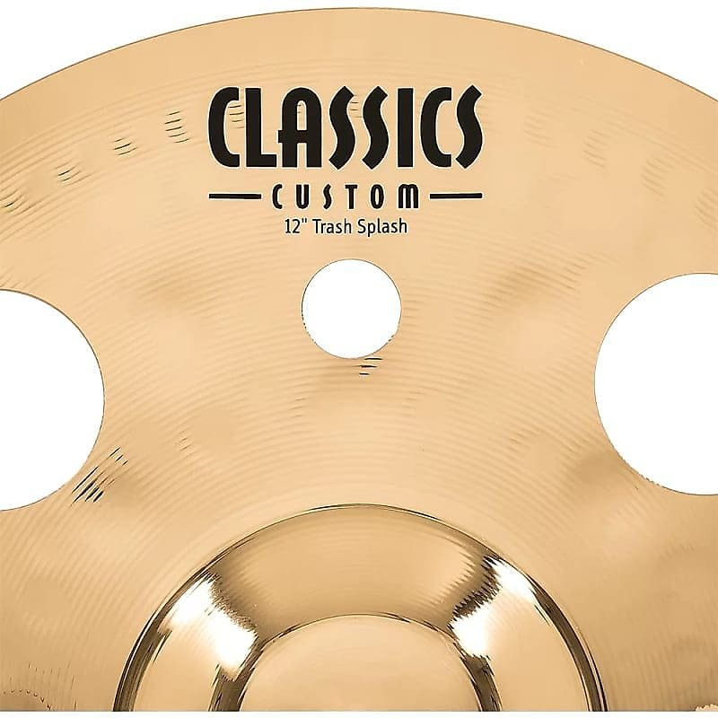Platillo Trash Splash brillante de 12" Meinl Classics Custom CC12TRS-B