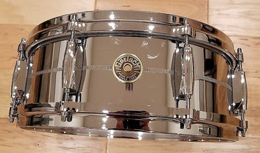 Caisse claire Gretsch G4160 USA Custom 5x14" chromée sur laiton