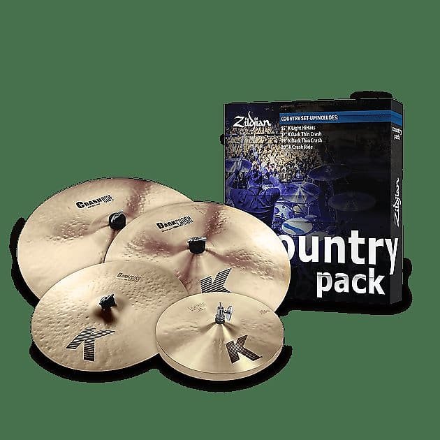 Paquete de platillos Zildjian Country K0801C K de Zildjian