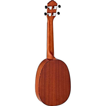 Ukelele de concierto con tapa de abeto de la serie Bonfire RUPA5 de Ortega Guitars