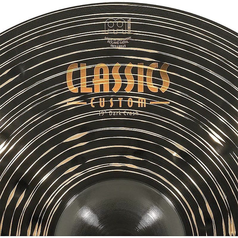 Cymbale crash Meinl Classics Custom CC19DAC 19" Dark