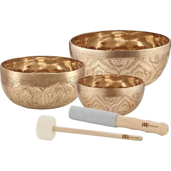 Meinl Sonic Energy SB-SE-2400 2400G 3-Piece Special Engraved Singing Bowl Set