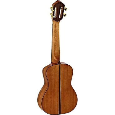 Ukelele de concierto de la serie personalizada Eclipse-CC4 de Ortega Guitars con enlace de video