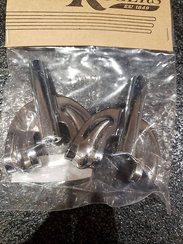 Lot de 2 crochets à griffes pour grosse caisse classiques Rogers