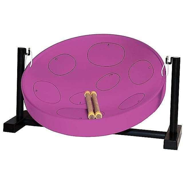 Kit prêt à jouer pour batterie en acier Panyard W1087 Jumbie Jam Purple avec support de table