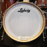 Ludwig (Current) Black Logo Replacement Sticker