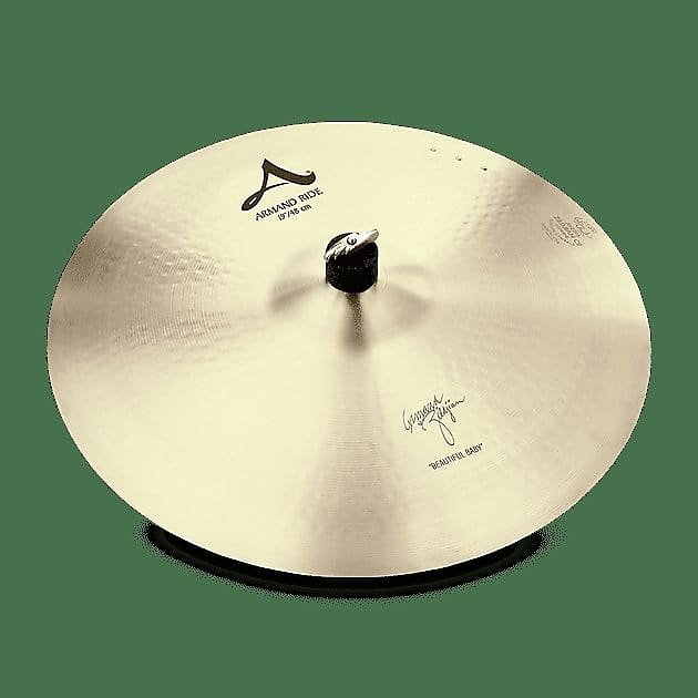 Zildjian A0044 19" Un hermoso platillo ride Zildjian Armand Baby con enlace de video