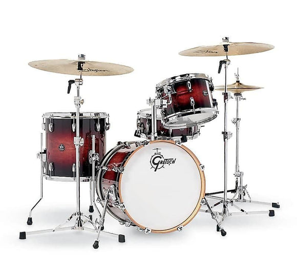 Gretsch RN2-J484-CB 12/14/18 Renown Drum Kit Set in Cherry Burst w/ Matching 14