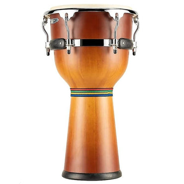Meinl DJW3GAB-M Djembe de madera de 12" Floatune Series Gold Amber Sunburst