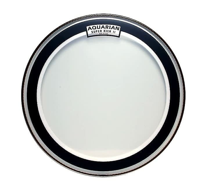 Aquarian SKII20 20" Clear Super Kick II Bass Drum Head