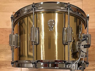 Rogers 38BN 7-Line 1.2mm Brass Dyna-Sonic 8x14" Custom-Built Snare Drum