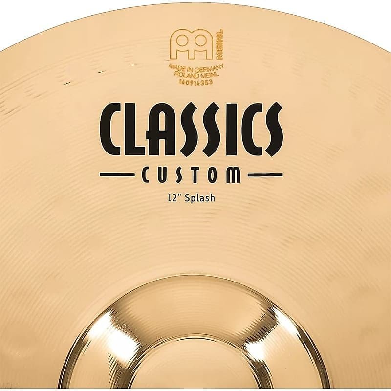 Platillo brillante Splash de 12" Meinl Classics Custom CC12S-B