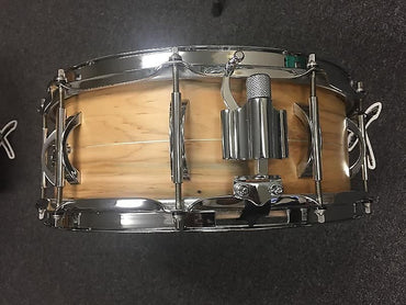 Black Swamp 5.5x14" Dynamicx LIVE! Series Ambrosia Maple Snare Drum in Natural Satin (Special Order)