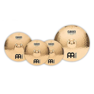 Juego de platillos estándar Meinl Classics Custom Brilliant CC141620 de 14", 16" y 20"