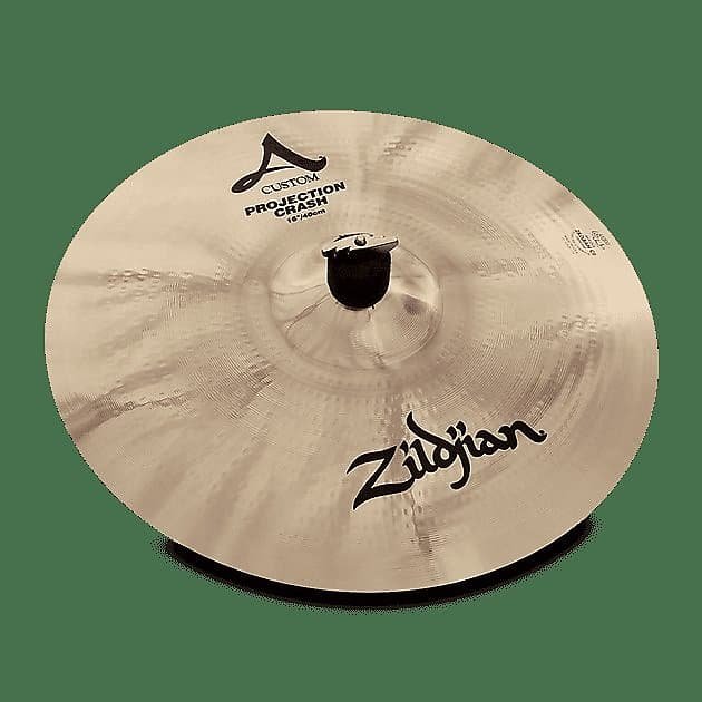 Platillo crash Zildjian A20583 de 17" con proyección personalizada y enlace de video