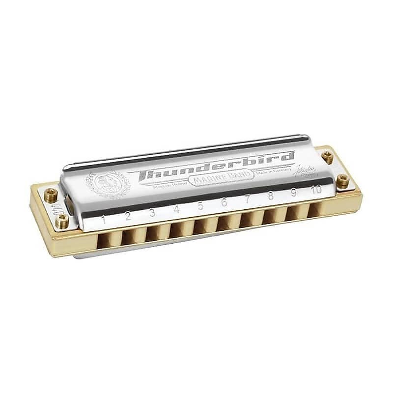 Harmonica Hohner M2011BXL-D Marine Band Thunderbird en tonalité de ré grave