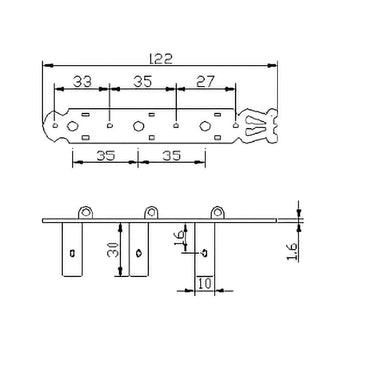 Clavijeros Ortega Guitars OTMPREMIUM Juego de clavijeros 3+3 en dorado