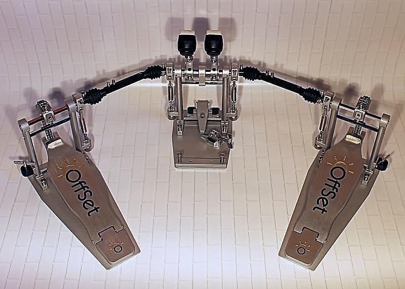 drum and bass pedal OffSet Eclipse Double Bass Drum Pedal 194744651434