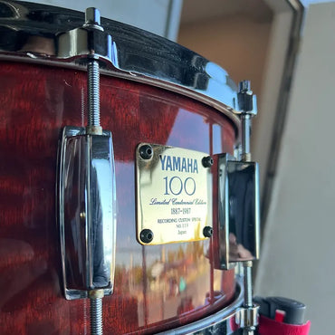 *ULTRA RARE* 1987 Artist Owned Yamaha 1OOth Limited Centennial Edition 6.5x14" Bubinga Snare Drum