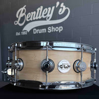 ~WOW!~ DW Collector's Series ECO-X Pure Bamboo 5.5x14 Snare Drum in Natural Satin Oil w/ Chrome Hardware