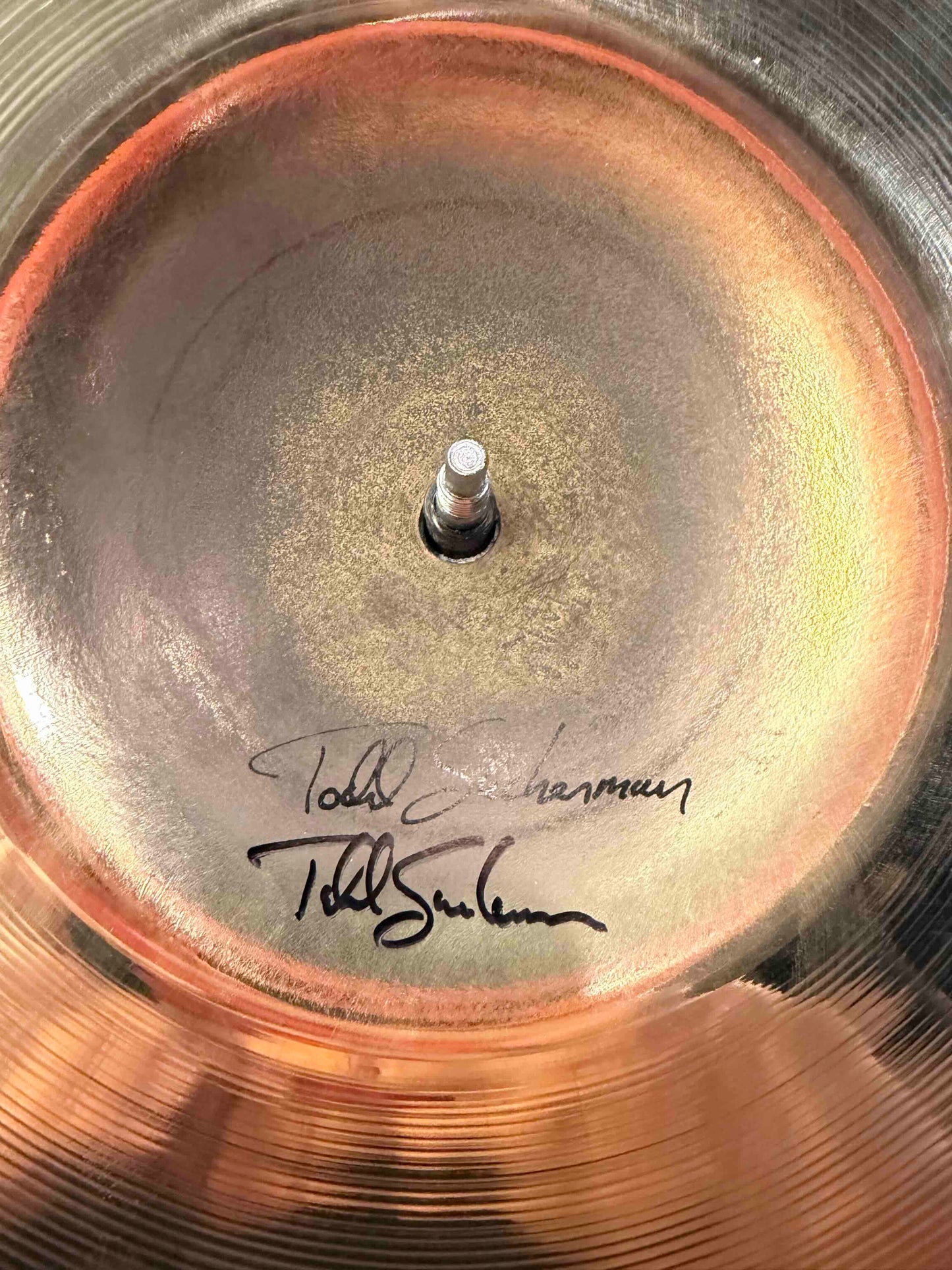 Sabian Todd Sucherman Signature 20" AA Spotlight Crash Brilliant *HAND SIGNED BY TODD!*