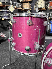~WOW!~ DW Collector's Series SSC Pure Maple 3-Piece 12/16/20 Drum Kit Set in Purple Stain Lacquer Specialty Gloss with Chrome Hardware