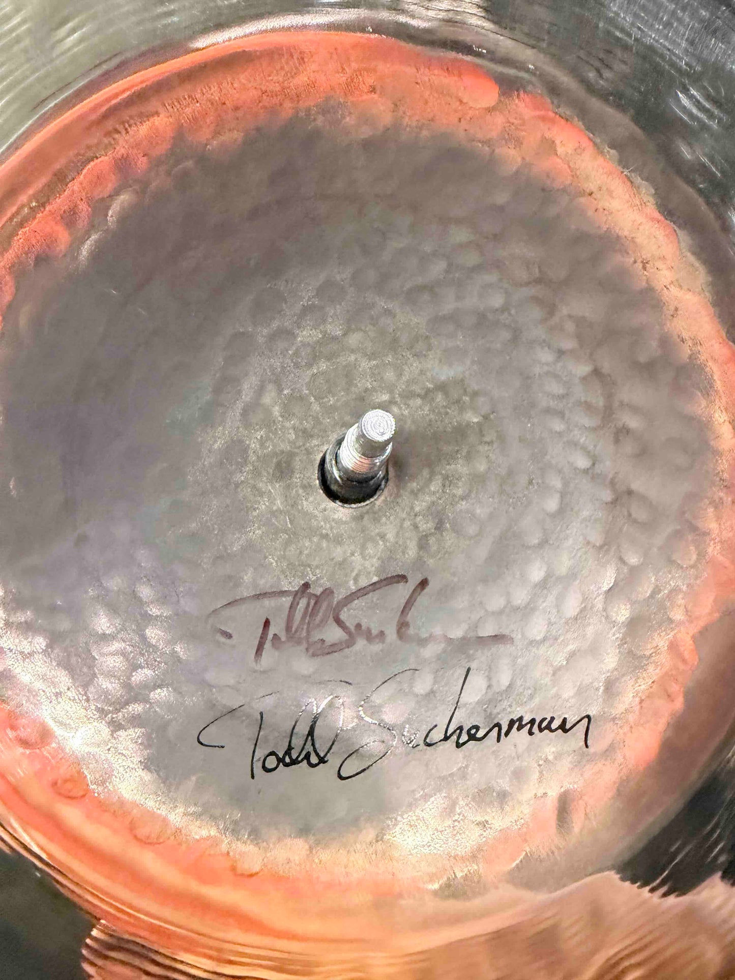 Sabian Todd Sucherman Signature 19" HHX Redlight Crash Brilliant *HAND SIGNED BY TODD!*